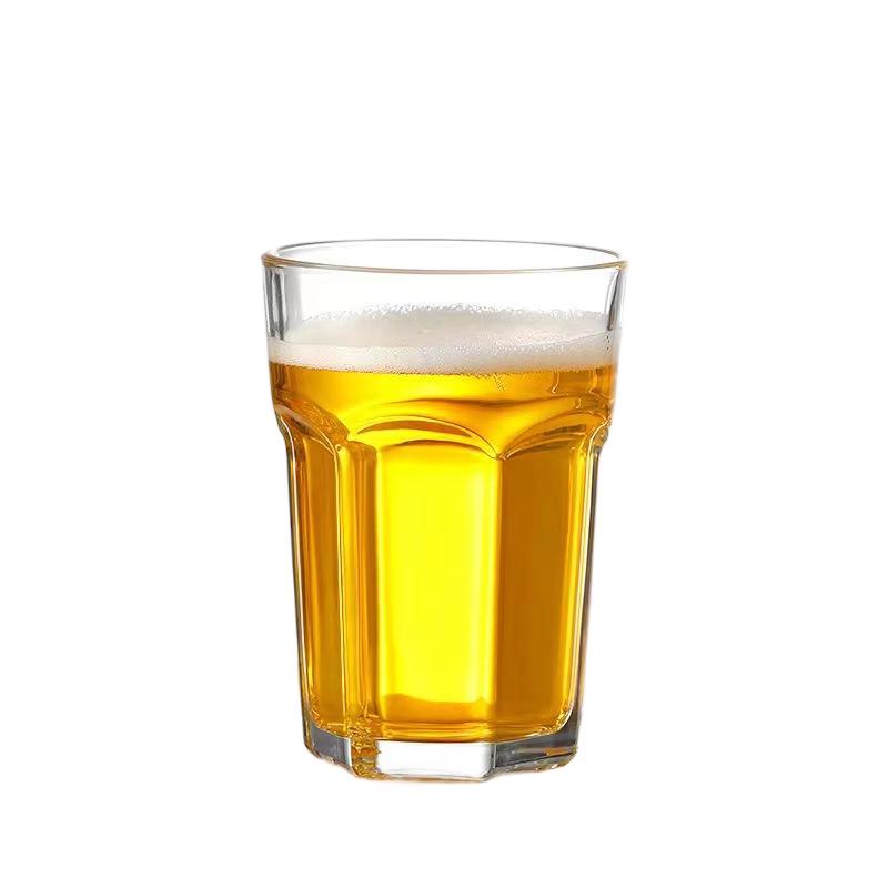 Бокалы для крафтового пива Shangqi 500 мл шестигранные в стиле Hoegaarden