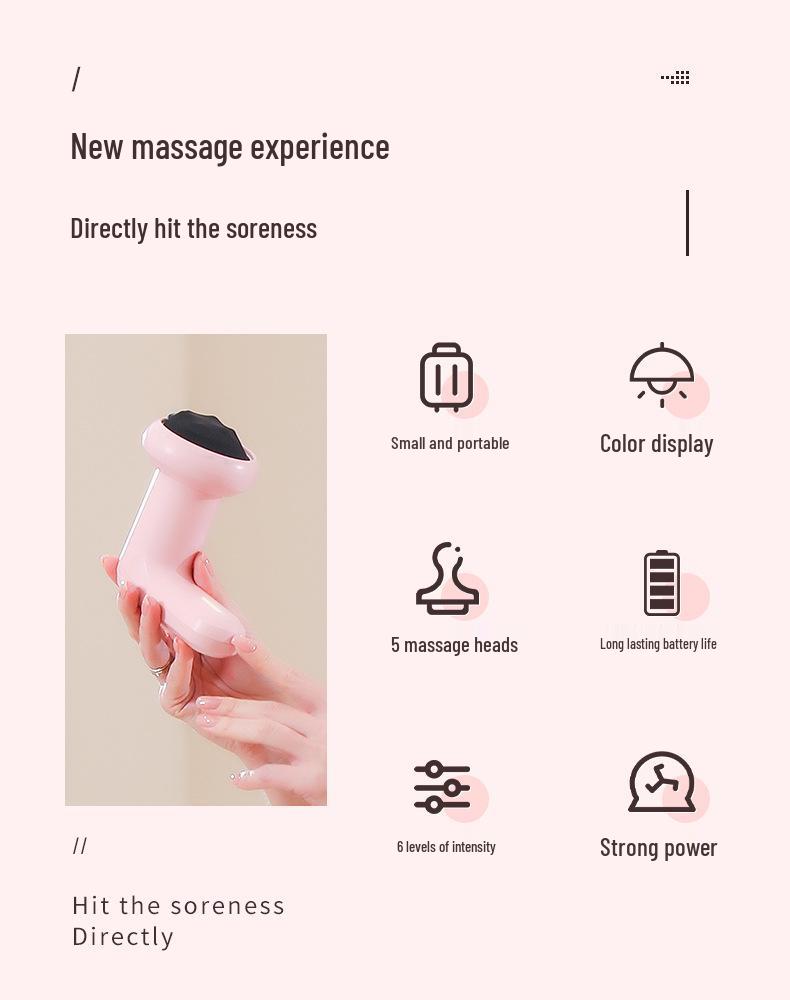 Wireless Portable Body Massager - Multifunctional Fat Burning & Vibration Therapy Stick
