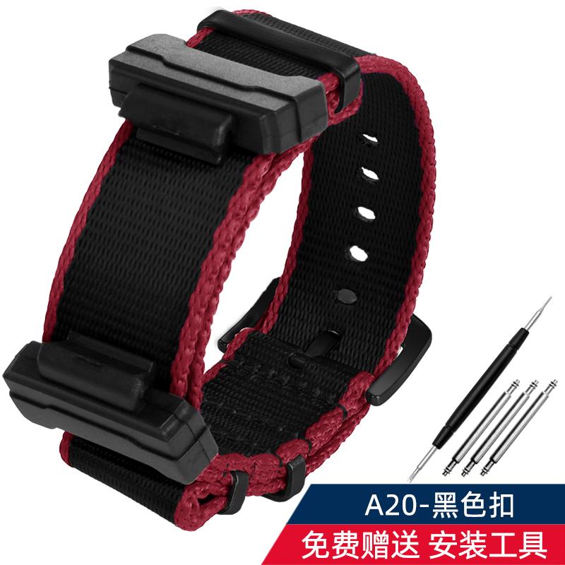 16mm Adapter+ Conversion Nylon Strap For Casio Gshock GA120 GA100 5600 GWM5610 DW6600 Watchband Accessories