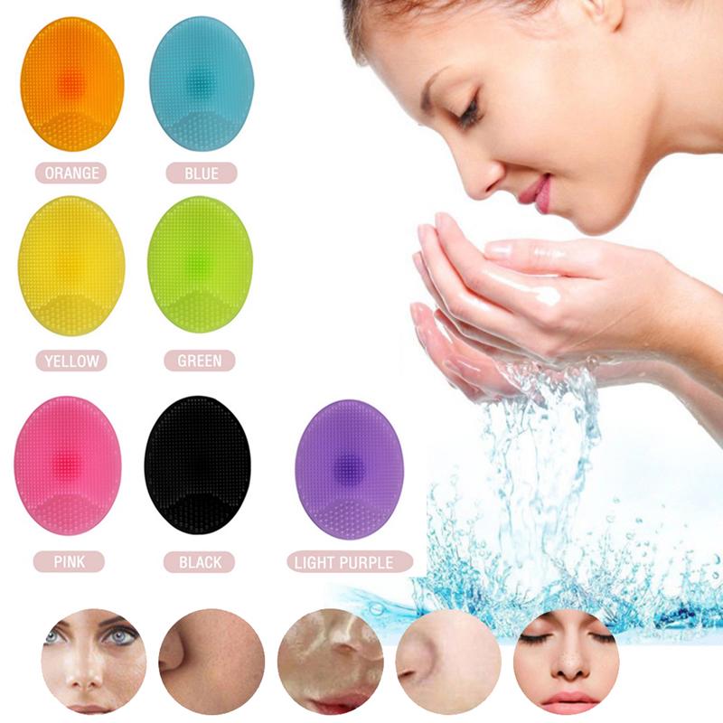 Buy Silicone Facial Cleansing Brush Blackhead Face Scrubber Exfoliating