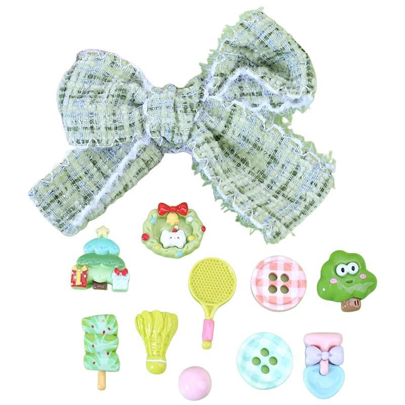 Xiaohongshu-Style Shoe and Hair Accessories: Hole Shoes Decorations, Hair Clips, Ties, Refrigerator Magnets