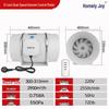 Remote-Controlled Axial Flow Indoor Exhaust Fan with Turbo Ventilation