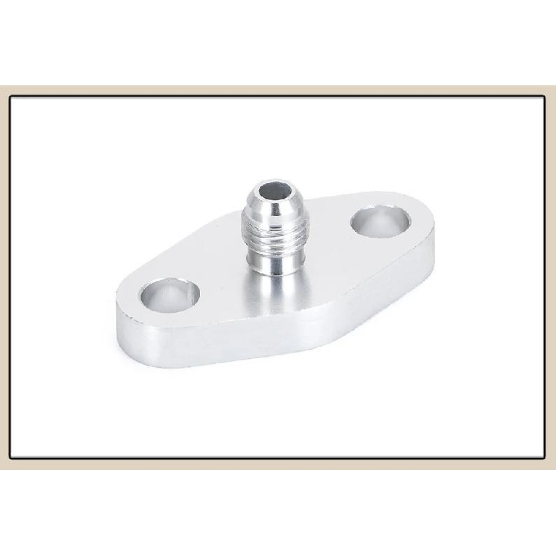 LZONE - AN4 Male Turbo Oil Feed Inlet Flange Adapter Kit w/Gasket For T3 T4 T04 T04B T04E JR-OFG31