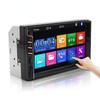 Lettore per auto 2Din Touch screen HD da 7 pollici Lettore multimediale MP5 Radio digitale FM Bluetooth Supporto per lettore automatico Mirrorlink Vista posteriore AUX USB SD