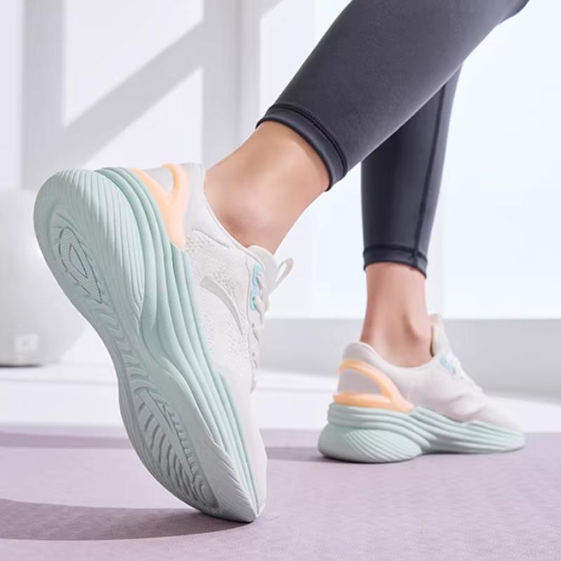 Anta Training Series Casual Wear Durable Shock Absorption Low Top Training Shoes Women Sneakers White 122217758-2