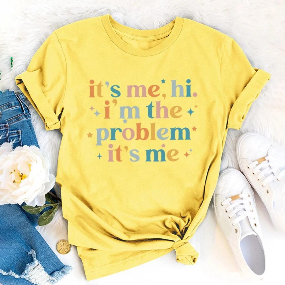 Hi I'm The Problem It's Me T-Shirt Anti Hero Taylor Music Inpired Shirt Meet Me At Midnight Tees Vintage Graphic Tee Fans Tops