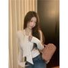 Autumn and Winter T-shirt Bottoming Shirt for Women Slim Fashionable and Versatile Short Top