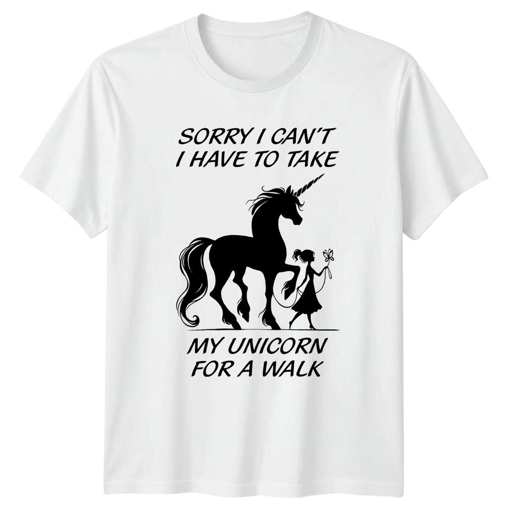 Sorry I Cant I Have Unisexs TShirt Whimsical Unicorn Birthday Gift For Her