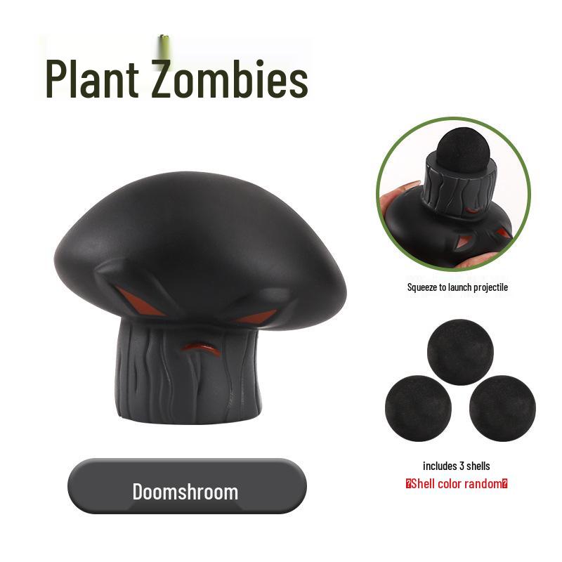 Plants vs. Zombies Toy Set: Machine Bug, Football Gun, Pea Pod, Carnivorous Plant Models