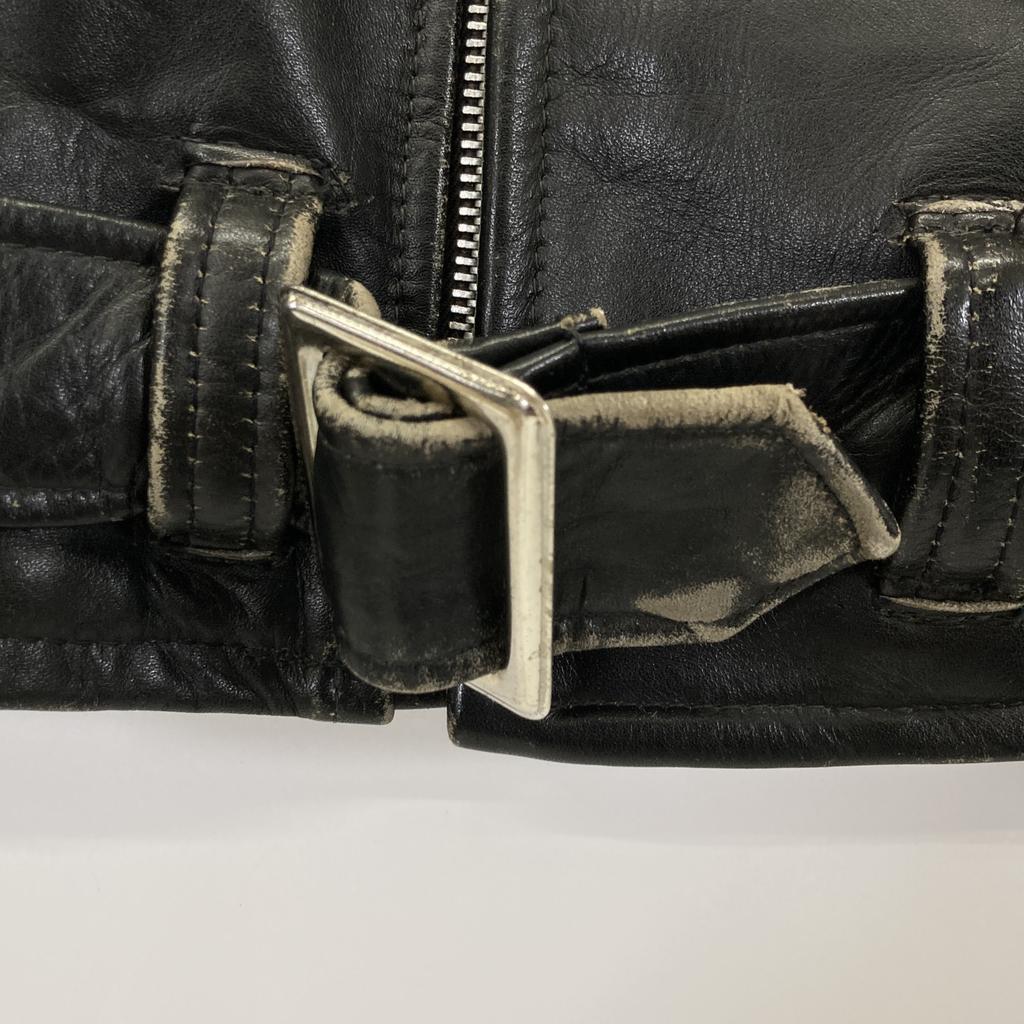 Vintage [GRAIS] 50s Black Double Rider Jacket CONMATIC Zip Jacket Not Written blackUsed