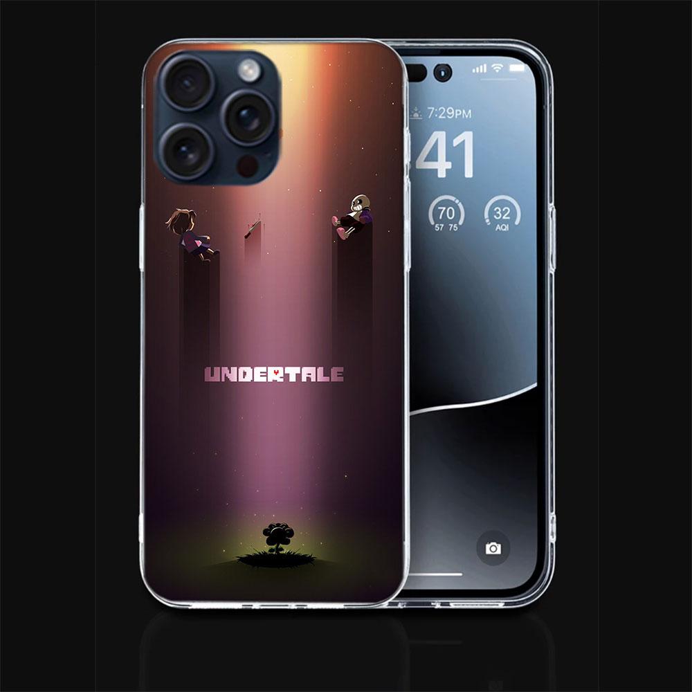 Chapter art Undertale Clear Phone Case For Iphone 17 Air 16 Pro Max 15 Pro 14 Plus 17E 16E 11 13 12 Mini Cover Cases Fundas Cell