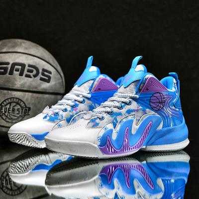 New Basketball Shoes, Male and Middle School Students Sports Running Shoes, Non-slip, Light and Wear-resistant Practical Cement Floor Sneakers
