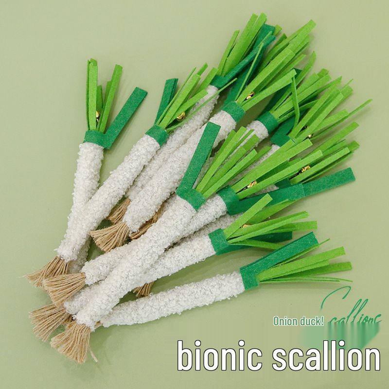 Matatabi Scallion Carrot Chew Toy: Self-Play Decompression for Cats