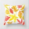 New Flower Plant Peach Velvet Pillow Case Sofa Pillow Car Cushion
