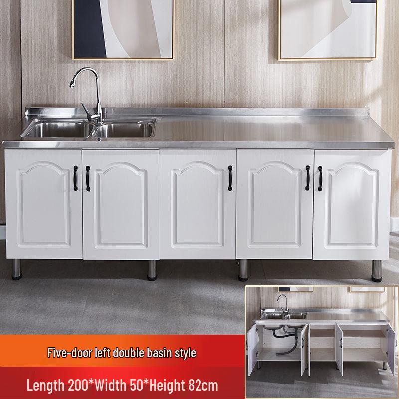 Economical Stainless Steel Kitchen Cabinet for Rental Homes