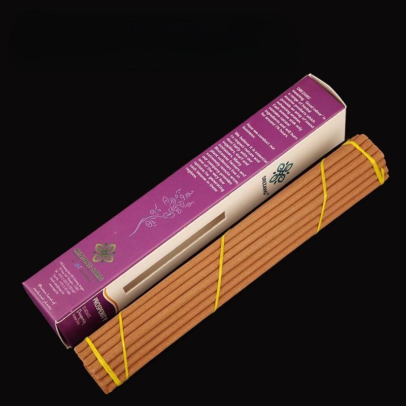 

Natural Plant Incense Sticks/Bhutanese Tibetan Incense/Temple Worship Buddha Indoor Air Purification Calming The Mind Joss Stick Purple Box