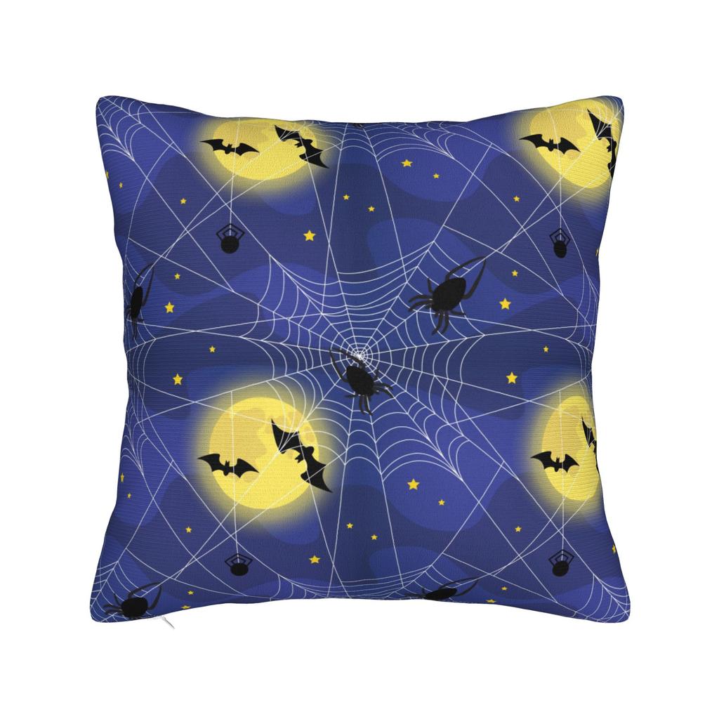 Halloween Bat Cartoon Pillowcase Printing Cushion Cover Decoration Pillow Case Cover Bedroom Zipper