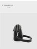 2024 New Fashion Women's Cowhide Lychee Grain Leather Crossbody Bag