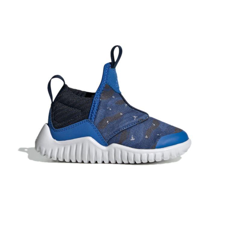 Adidas Rapidazen I Comfortable Daily Low-Top Walking Shoes Baby Shoes Blue White Black EE9332