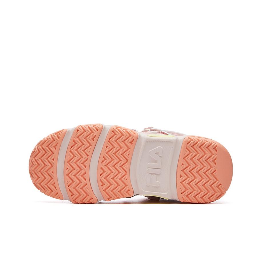 Fila Panini Personalidade Fashion Versátil Tênis de Basquete Retrô de Cano Baixo Mulher tênis Rosa-Fumê F12W111208FMA