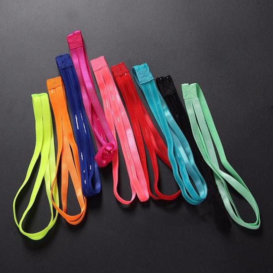 Fashion Women Girl Double Band Anti-Slip Sports Joga Elastyczny pałąk Hairband
