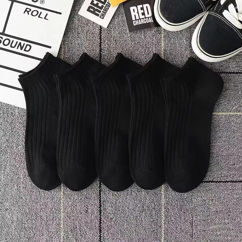 

5 Pairs Women Low Tube Socks Set Cute Bear Pattern Fashion Breathable For Female Casual Style Comfortable Socks One Size