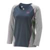 Colantotte RESNO Switching Long Gray and AJEJA69L Women's Shirt, Sleeve, Pink,