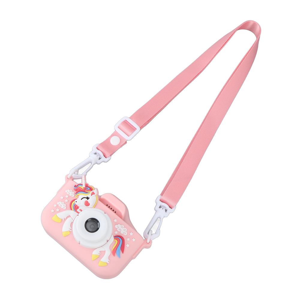 Kinderkamera, niedliches Doppelobjektiv, Autofokus, Fotografie, Videoaufnahme, Gaming, Musik, Digitalkamera, Spielzeug