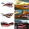 New Waterproof Flying Tigers Reflective Shark Mouth Teeth Car Boat Yacht Decal Colored Body Sticker