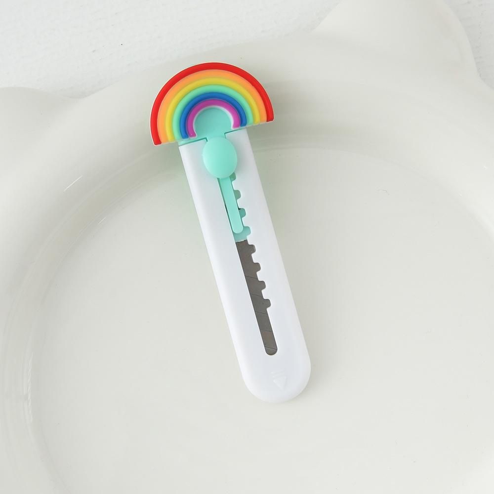 Cartoon Mini Dismantle the Courier Knife Unpack Tool Paper knife Art knife Metal Retractable Blade Knife For Stationery Supplies