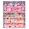 240 Bucăți Unghii False Multicolor cu Presare French Vârfuri False Acoperire Completă Unghii Lipibile Unghii False Scurte Consumabile Manichiură