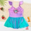 2026 New Children's One-piece Swimsuit for Small and Medium-sized Children Cross-border Baby Girl Dress Summer Foreign Trade Girls' Swimsuit Wholesale