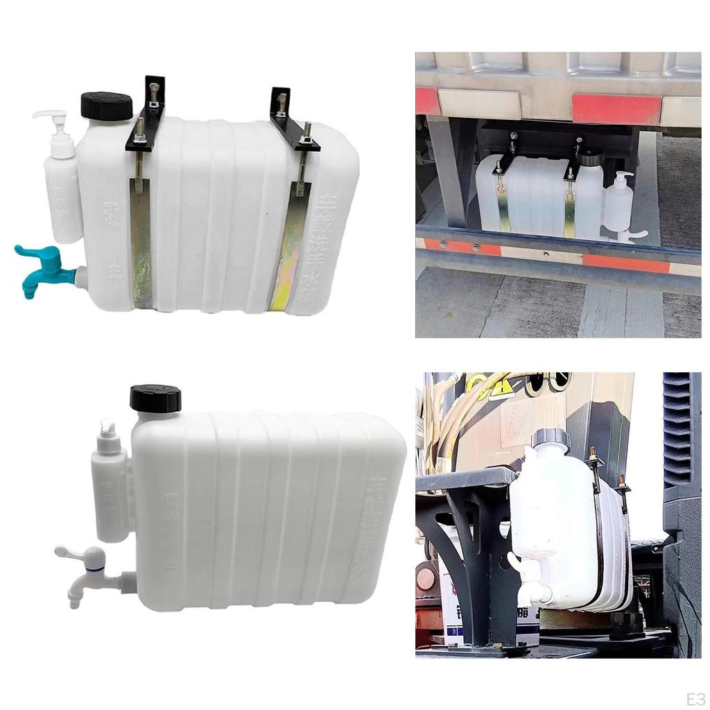 Contenedor de Agua Colgante para Camión de 14L con Grifo, 47,5 X 29,5 16,8 cm Marco de Polipropileno, para