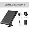 Solar Panel for Ring Spotlight &Stick Up Outdoor Cam Battery, 5W Portable Solar Charger Compatible with Ring Security Camera Battery Replacement.