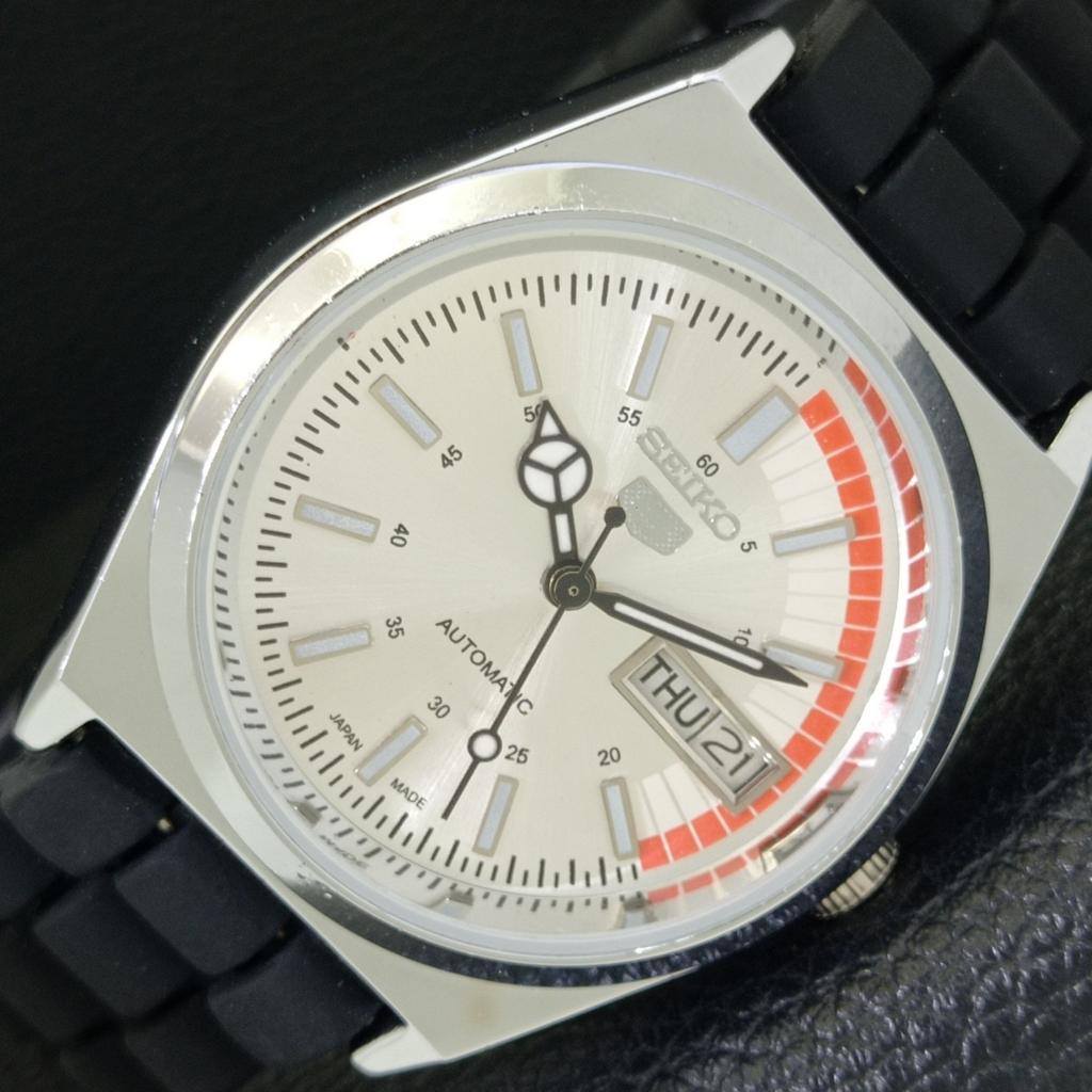 

ВОССТАНОВЛЕННЫЕ МУЖСКИЕ СЕРЕБРИСТЫЕ ЧАСЫ SEIKO 5 AUTOMATIC 6309A ВИНТАЖ ЯПОНИЯ a440781-4 Sk-a440781