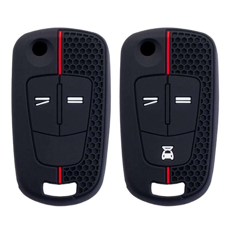 S New Silicone Car Key Case For Opel Vauxhall Astra H Corsa D Vectra C Zafira Astra Vectra Signum 2/3Bnt