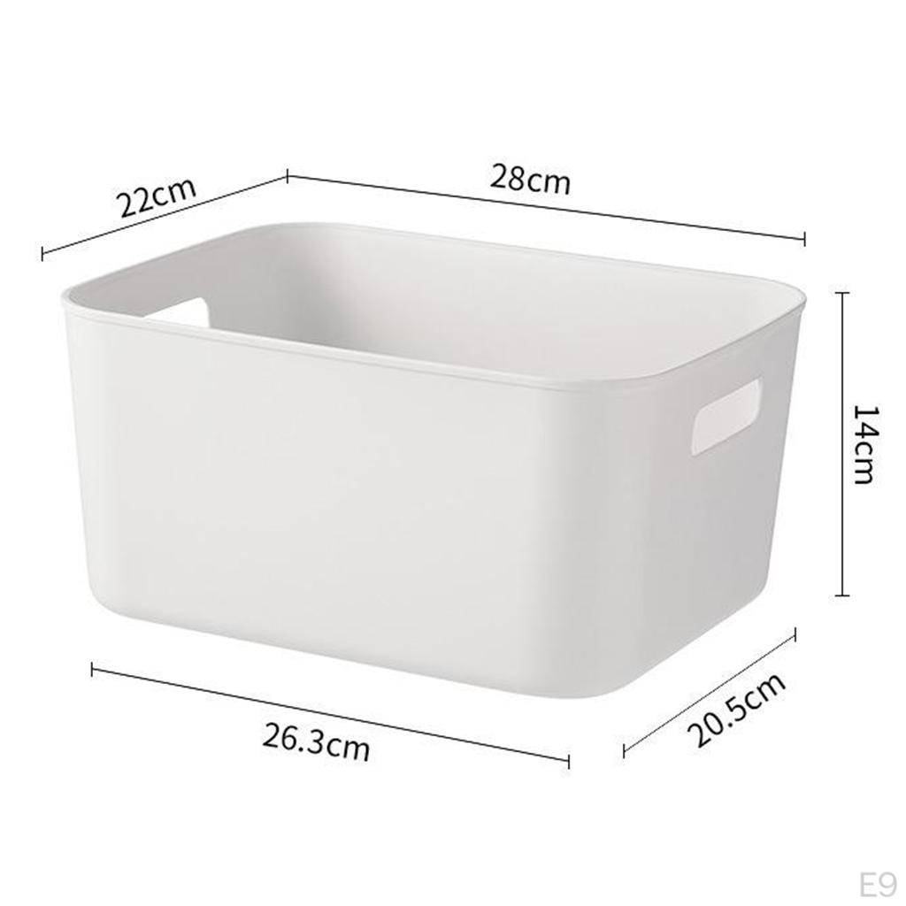 Home Organizer Boxes With Handle For Kitchen, Closet, Pantry, Bedroom, Bathroom, Hallway, Entryway