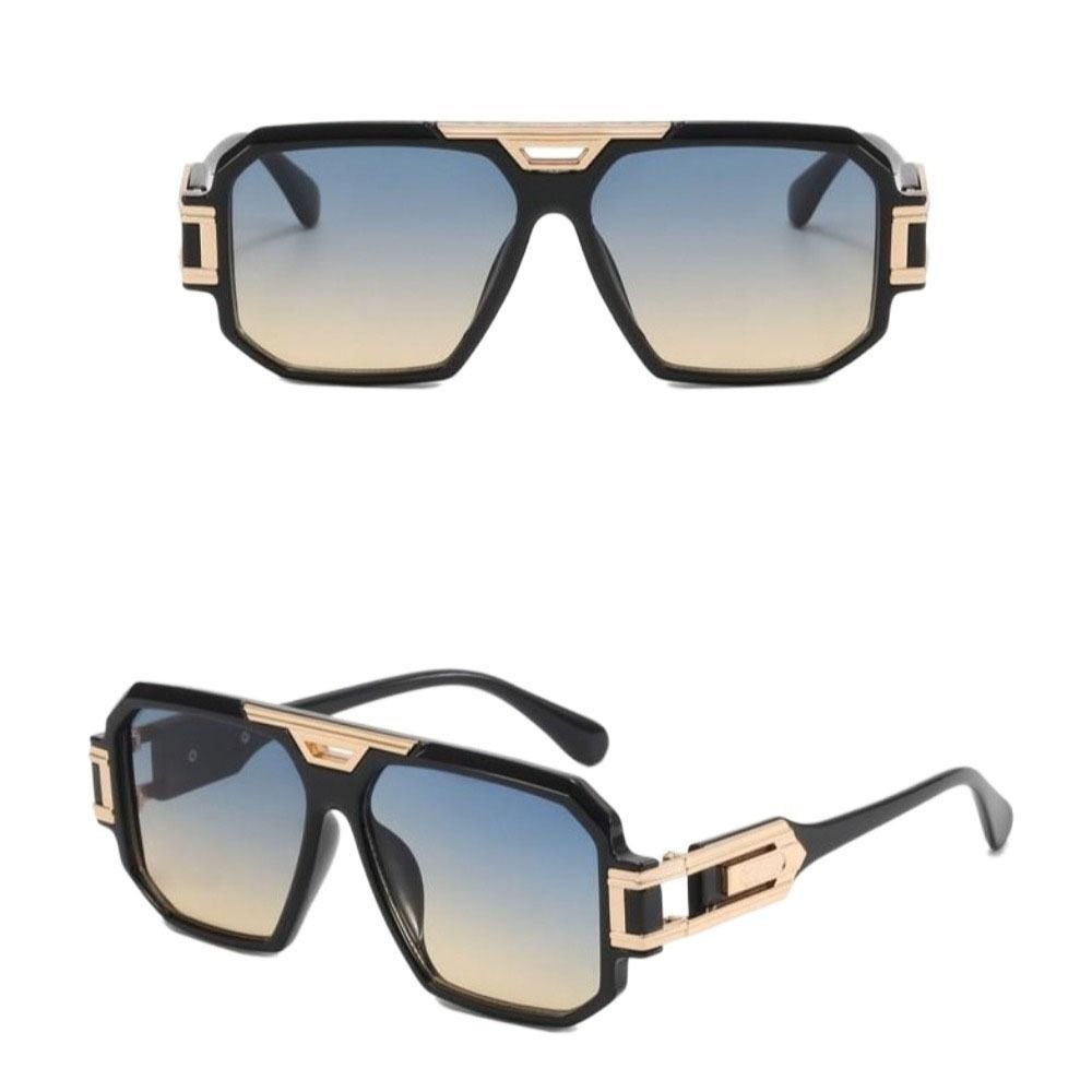 Large Frame Full Frame Sunglasses Oversized Anti-UV Glasses Catwalk Retro HD Sunglasses Decorative