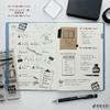 Clear Notebook Waki Stationery Original Clear 1 Sheet Stamps, Stamps, Stamps, (Stationary)
