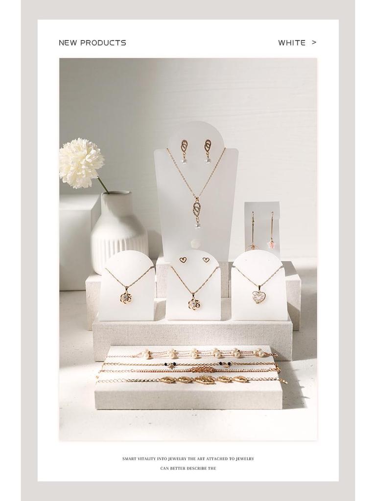 Jewelry Display Stand for Rings, Necklaces, Earrings, and Bracelets - Perfect for Live Streaming and Shooting Props