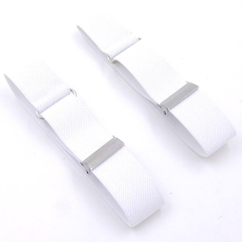 "Women's Shirt Fabric Cuffs and Men's Armbands, 2.5cm Elastic, Versatile Bracelets"