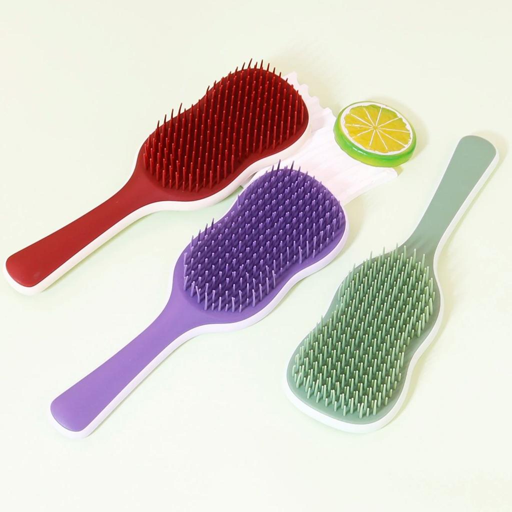 Massage function quick drying brush, anti hair removal comb styling tool, anti-static,special for real hair wigs