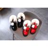 Korean Winter New Children's Snow Boots Sweet Round Head Girls Short Boots Velvet Warm Children's Cotton Boots
