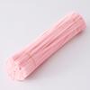 100pcs Plush Tinsel Stem DIY Strips Twist Bar Educational Toys Plush Wired Twist Sticks  Handcraft