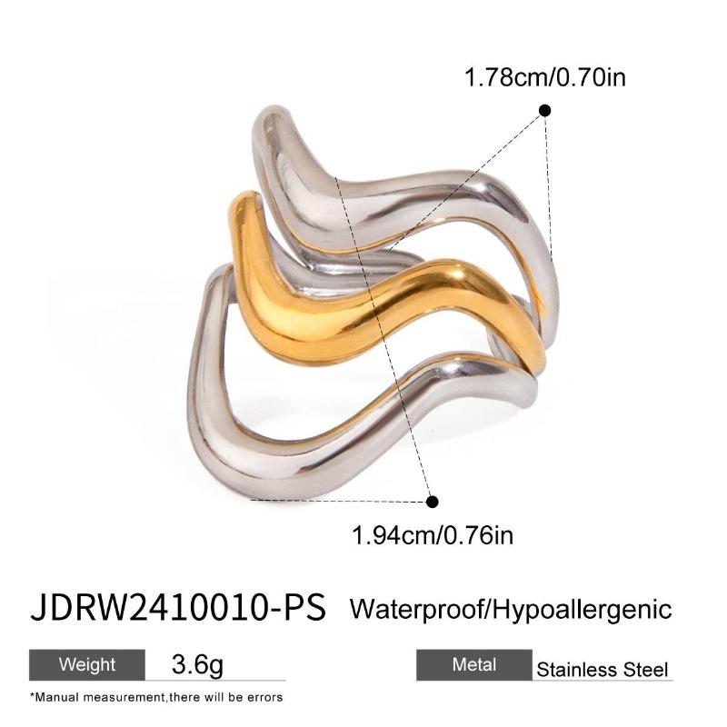 Ring Titanium Steel Jewelry of Luxurious and High-end Style Finger Ring Stainless Steel Accessory