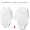 Set of 4pcs T3 Diaper Crotch Part Extender for Infant Clothing Gentle Stretchable Cotton Adjustable Extension Sheet