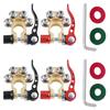 2Pcs Car Battery Terminal Connectors Quick Release Disconnect 12V 24V Positive Negative Battery Cable Ends for SAE/JIS Type Car
