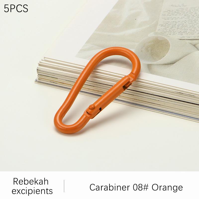 5 szt. Karabińczyk wspinaczkowy Pierścień sprężynowy Stop Otwierany Brelok Paski Części Zawieszka Klamra Zatrzaskowa Klips Hak spustowy