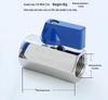 304 Stainless Steel Mini Manual Ball Valve with Male & Double Female Threads