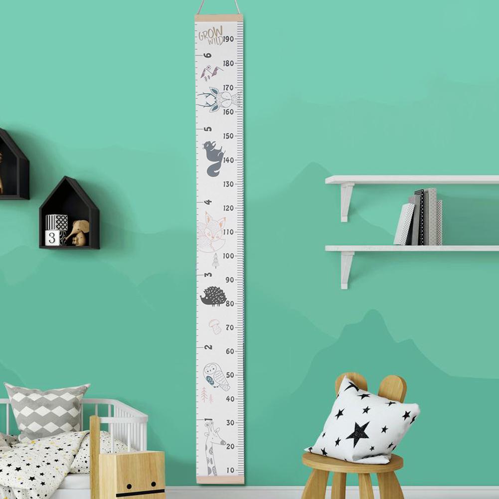 Cute Wall Sticker Height Measure Growth Chart Home Room Decoration Child Toy#1